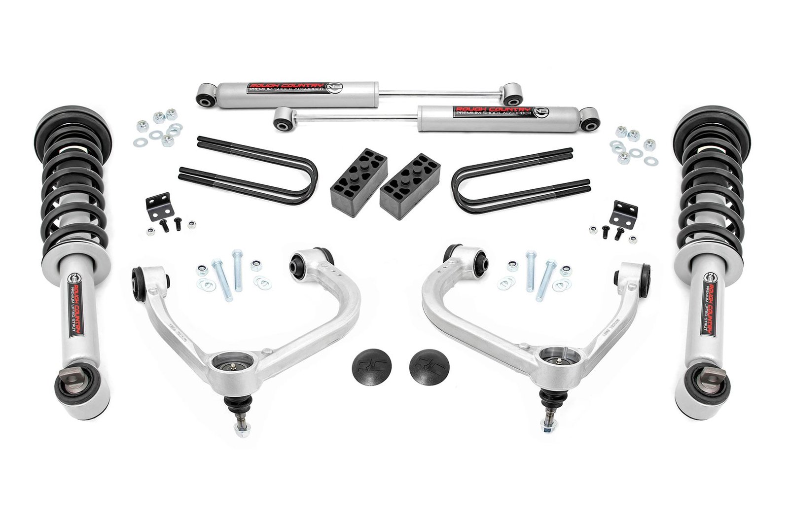 3 Inch Lift Kit | Forged UCA | N3 Struts and shocks | Ford F-150 4WD (2021-2026)