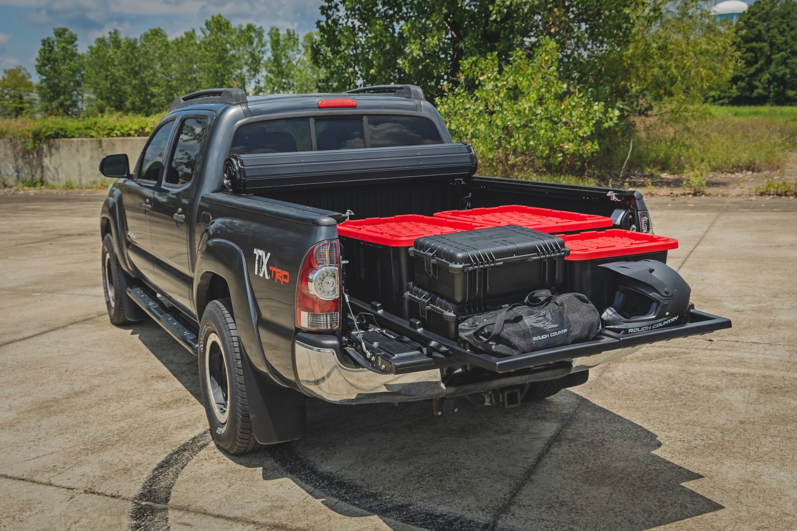Truck Bed Cargo Storage Tray Mid-Size Bed Storage Tray | Easy Access - Image 3