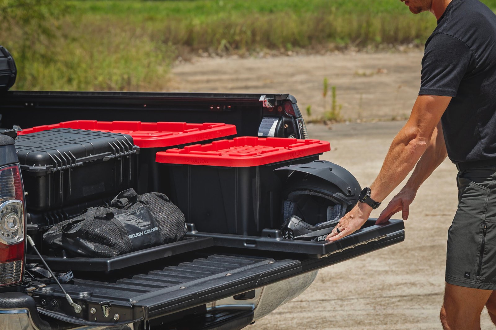Truck Bed Cargo Storage Tray Mid-Size Bed Storage Tray | Easy Access - Image 4