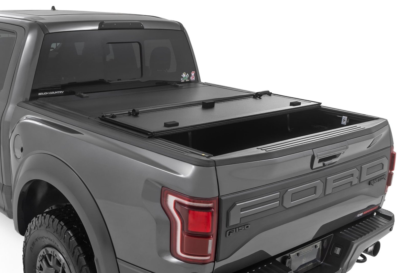 Hard Tri-Fold Flip Up Bed Cover | 5'7" Bed | Ford F-150 (21-26)/F-150 Lightning (22-26) - Image 5