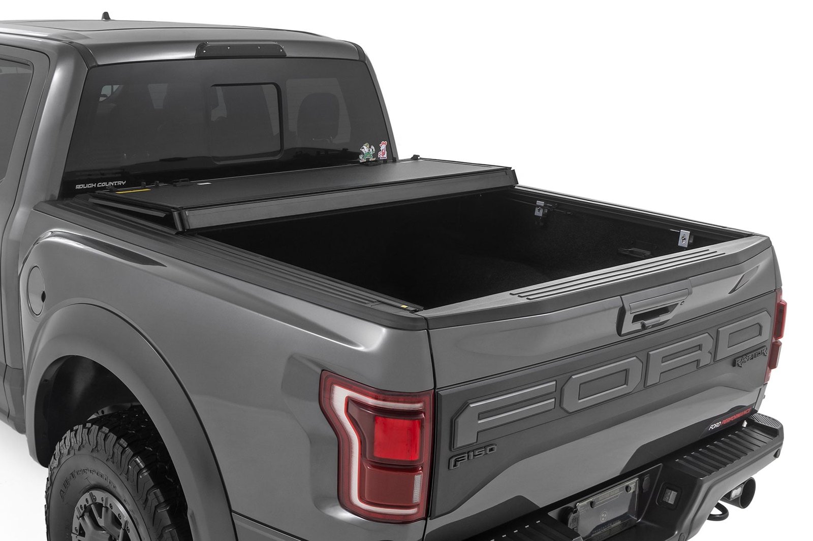 Hard Tri-Fold Flip Up Bed Cover | 5'7" Bed | Ford F-150 (21-26)/F-150 Lightning (22-26) - Image 4
