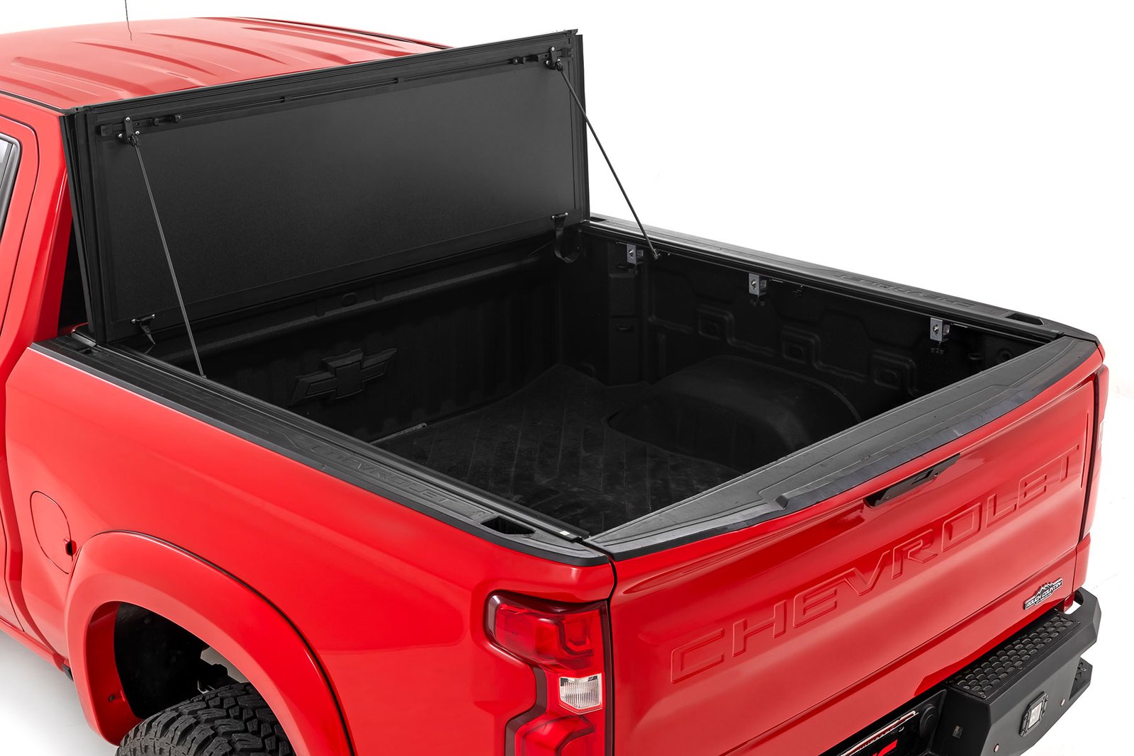 Hard Tri-Fold Flip Up Bed Cover Chevy/GMC Sierra 1500 (19-26)/Silverado 1500 (19-26) 5'10" BED ONLY - Image 3