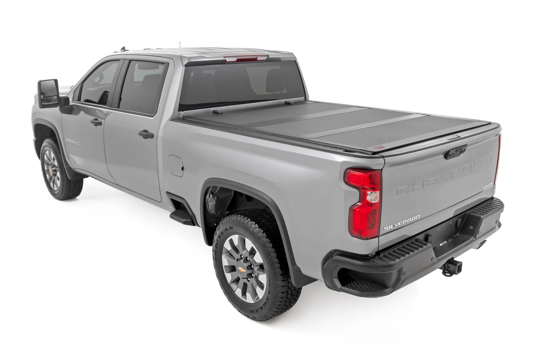 Hard Tri-Fold Flip Up Bed Cover 6'9" Bed | Chevy/GMC Silverado/Sierra 2500HD/3500HD (20-26) - Image 2