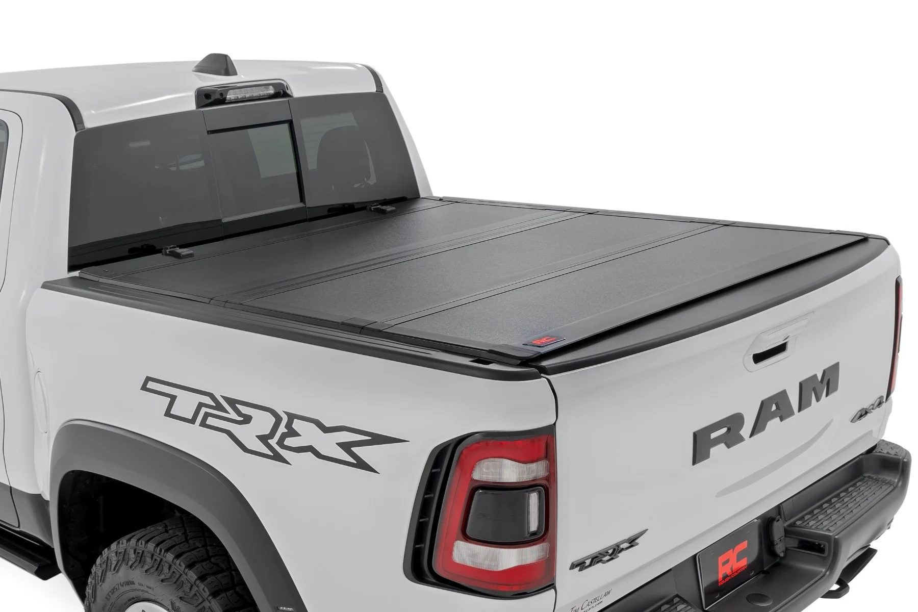 Hard Tri-Fold Flip Up Bed Cover Ram 1500 (19-26)/1500 TRX (21-24) 5' 7" BED ONLY