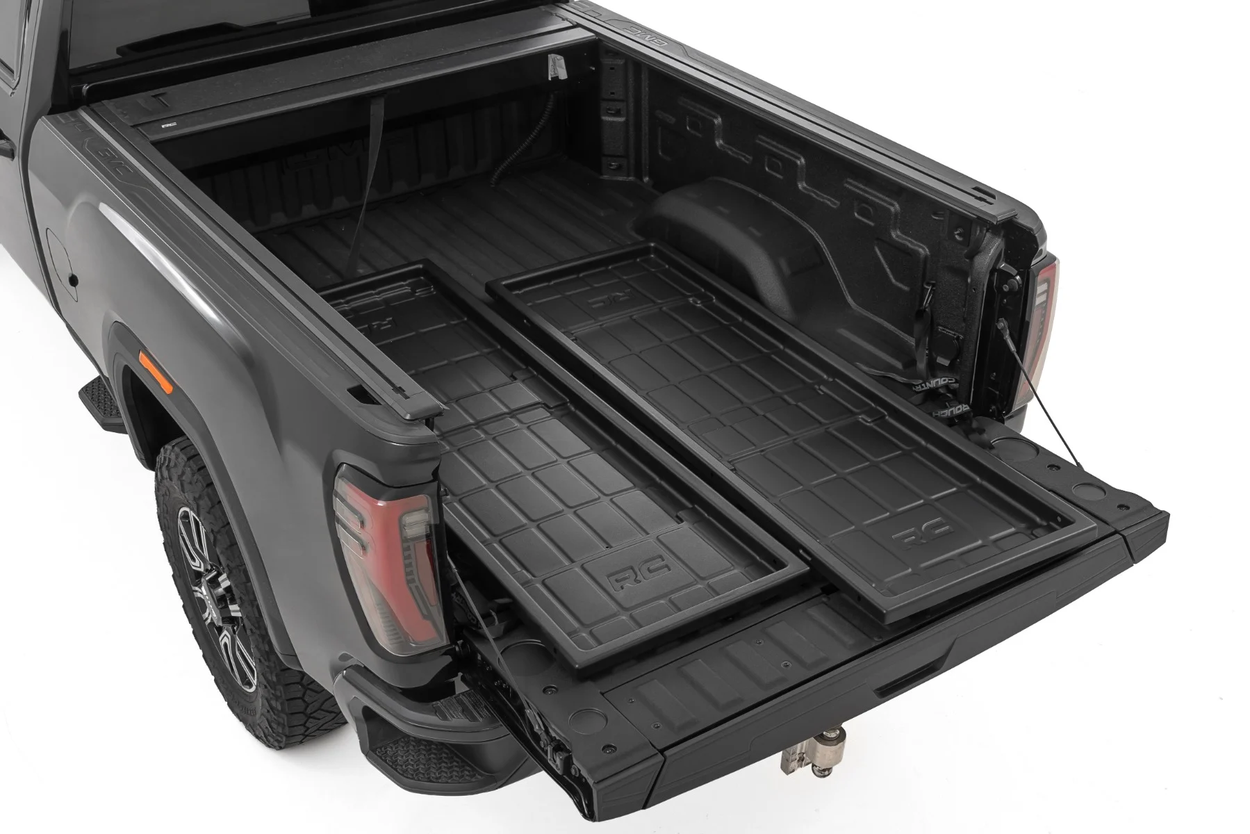 Slide-Out Truck Bed Cargo Trays Fits 6'7"–6'10" Beds | Easy Tailgate Access - Image 3